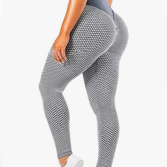 High Waist Yoga Pants, Tummy Control, Booty/Butt Lift, Viral TikTok Leggings - Picture 1 of 3